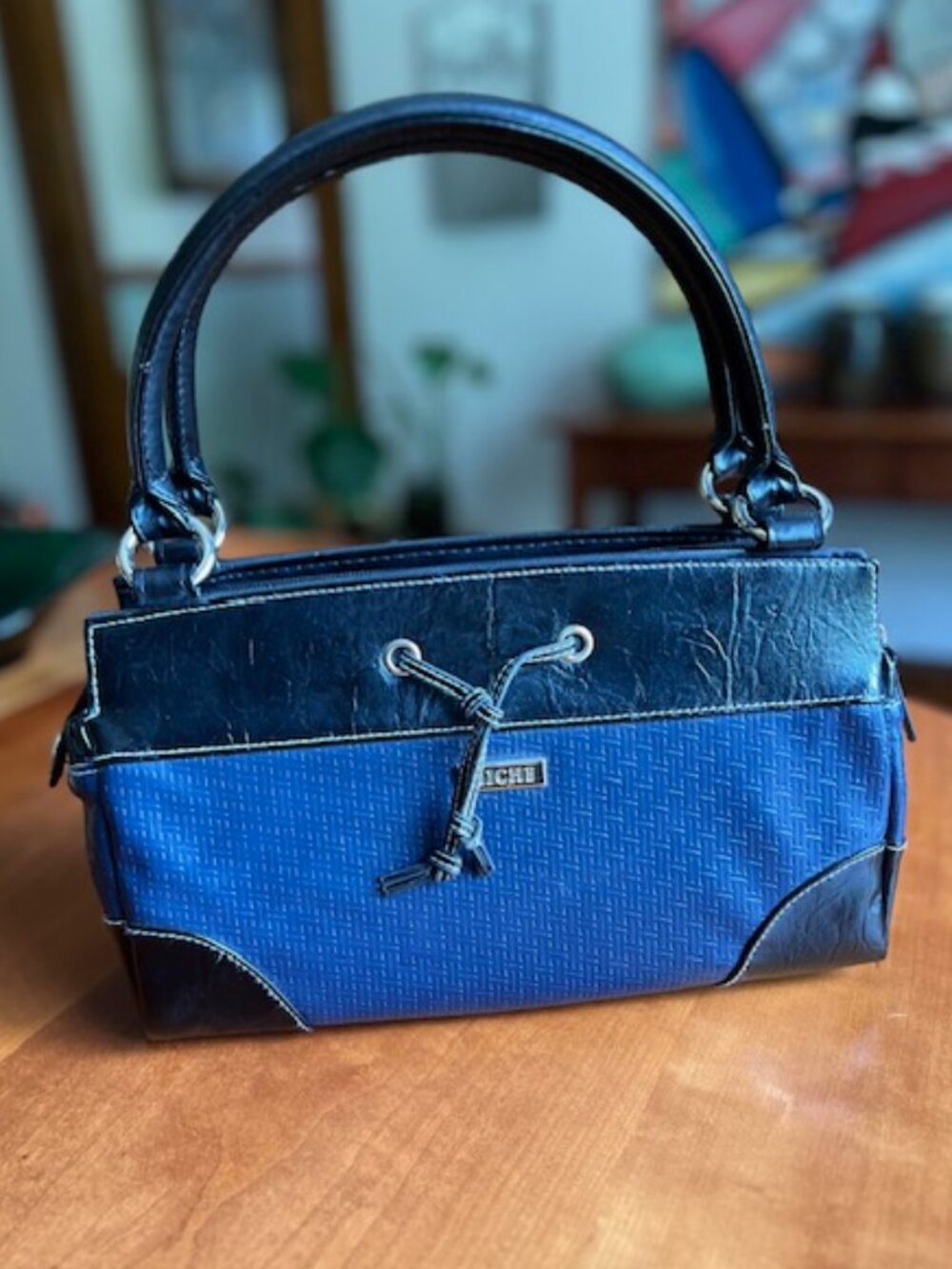 Miche Janelle Classic Blue & Black Handbag